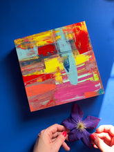 Load image into Gallery viewer, Original Acrylic Painting: Color Burst 3 (free US shipping)