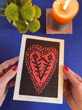 Load image into Gallery viewer, Limited Edition print: “L’amour toujours” in Black + Red