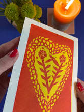Load image into Gallery viewer, Limited Edition print: “L’amour toujours” in Yellow + Red