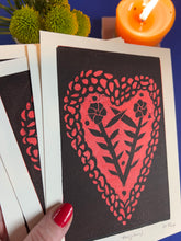 Load image into Gallery viewer, Limited Edition print: “L’amour toujours” in Black + Red