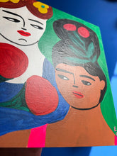 Load image into Gallery viewer, Original Acrylic Painting: Talking Eyes (free US shipping)