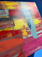 Load image into Gallery viewer, Original Acrylic Painting: Color Burst 3 (free US shipping)