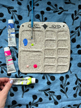 Load image into Gallery viewer, Handbuilt Paint Palette ~ Lelu Collaboration