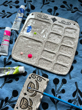 Load image into Gallery viewer, Handbuilt Paint Palette ~ Lelu Collaboration