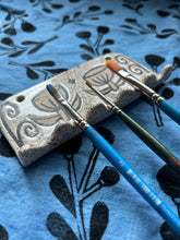 Load image into Gallery viewer, Handbuilt Ceramic Brush Rest ~ Lelu Collaboration