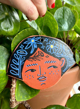 Load image into Gallery viewer, Side Eye Face # 3 - Clay Wall Hanging