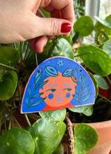Load image into Gallery viewer, Side Eye Face # 4 - Clay Wall Hanging