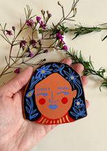 Load image into Gallery viewer, Side Eye Face # 5 - Clay Wall Hanging