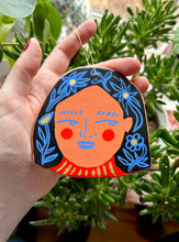 Load image into Gallery viewer, Side Eye Face # 5 - Clay Wall Hanging