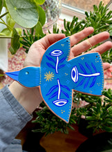 Load image into Gallery viewer, Lovebird # 1 - Clay Wall Hanging