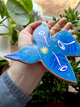 Load image into Gallery viewer, Lovebird # 1 - Clay Wall Hanging