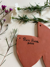 Load image into Gallery viewer, Lovebird # 2 - Clay Wall Hanging