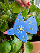 Load image into Gallery viewer, Lovebird # 2 - Clay Wall Hanging