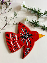 Load image into Gallery viewer, Lovebird # 4 - Clay Wall Hanging