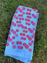 Load image into Gallery viewer, Cherry Tomatoes #2 - Naturally Dyed and Handprinted Scarf