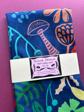 Load image into Gallery viewer, Mushrooms + Flowers Cotton Scarf