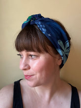 Load image into Gallery viewer, Mushrooms + Flowers Cotton Scarf