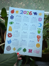 Load image into Gallery viewer, 2026 Calendar — All The Colors