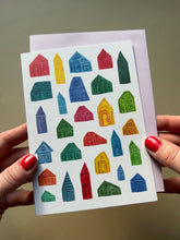 Load image into Gallery viewer, Rainbow Houses Greeting Card