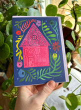 Load image into Gallery viewer, Pink House Greeting Card