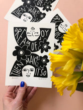 Load image into Gallery viewer, Handprinted Blockprint • Dream