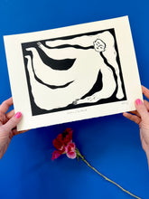 Load image into Gallery viewer, Handprinted Blockprint - Within / Without