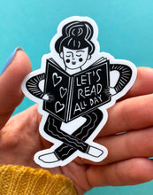 Load image into Gallery viewer, Let’s Read All Day Sticker Pack • Set of 2 • Free shipping
