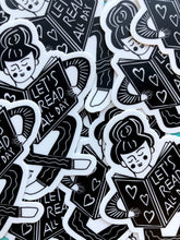 Load image into Gallery viewer, Let’s Read All Day Sticker Pack • Set of 2 • Free shipping