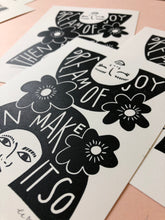 Load image into Gallery viewer, Handprinted Blockprint • Dream