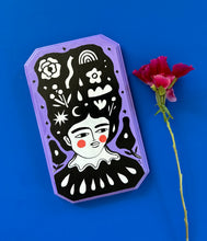 Load image into Gallery viewer, Acrylic Painting on Wood: Clown (free shipping)
