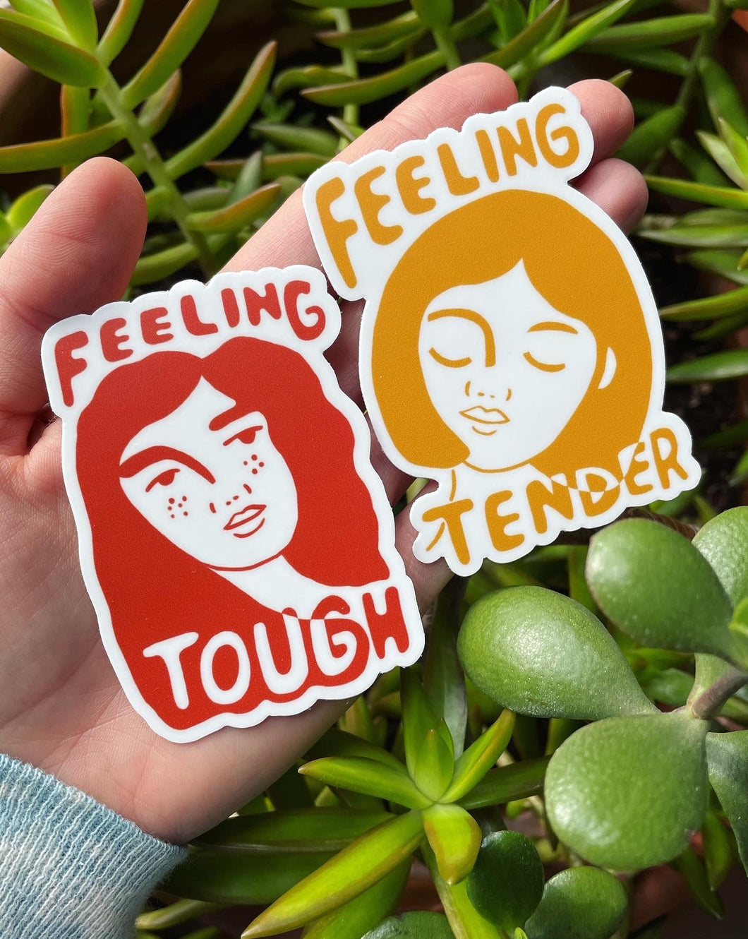 Tough & Tender Sticker Pack • Set of 2 • Free Shipping