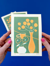 Load image into Gallery viewer, Handprinted Reduction Print - “Morning Scene” Limited Edition