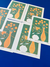 Load image into Gallery viewer, Handprinted Reduction Print - “Morning Scene” Limited Edition