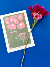 Load image into Gallery viewer, Handprinted Reduction Print - “Blooms” Limited Edition