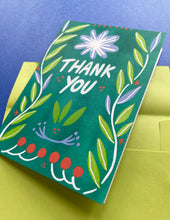 Load image into Gallery viewer, Green Garden Thank You Card
