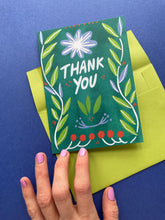 Load image into Gallery viewer, Green Garden Thank You Card
