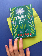 Load image into Gallery viewer, Green Garden Thank You Card