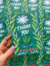 Load image into Gallery viewer, Green Garden Thank You Card
