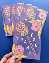Load image into Gallery viewer, Fuzzy Purple Thank You Card