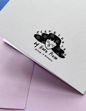 Load image into Gallery viewer, Vintage Blue Thank You Card