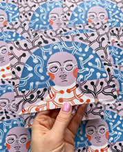 Load image into Gallery viewer, Squiggle Gal Greeting Card