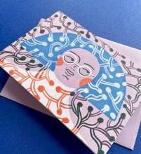 Load image into Gallery viewer, Squiggle Gal Greeting Card