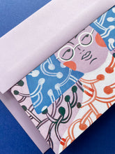 Load image into Gallery viewer, Squiggle Gal Greeting Card