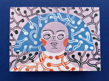 Load image into Gallery viewer, Squiggle Gal Greeting Card