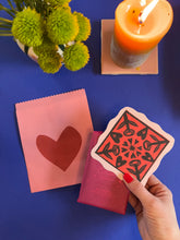 Load image into Gallery viewer, Love Bundle: Affirmation Deck + Handprinted Valentine

