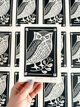 Load image into Gallery viewer, November 2025 Blockprint: The Owl (ships free)
