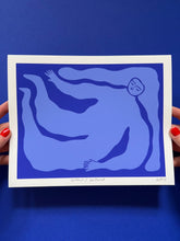 Load image into Gallery viewer, Wholesale— Within / Without Giclée Print (in blue)
