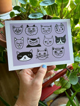 Load image into Gallery viewer, July 2026 art print: Cats (ships free)
