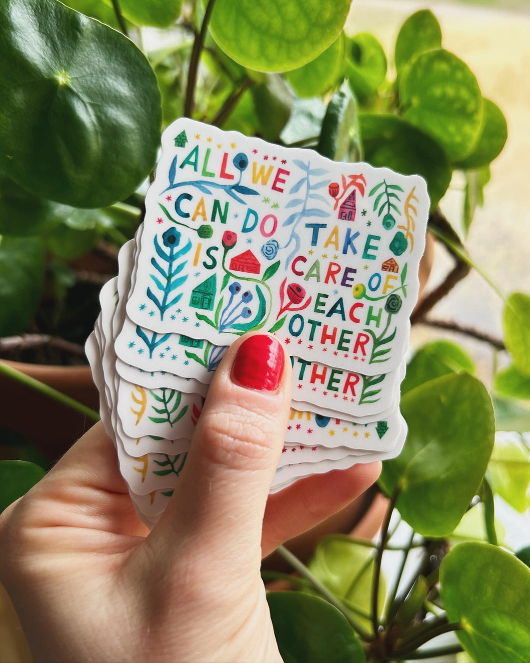 April 2025 sticker: Take Care (ships free)