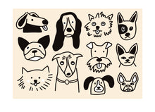 Load image into Gallery viewer, June 2026 art print: Dogs (ships free)
